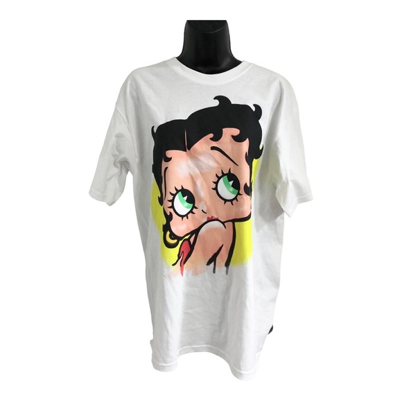 Betty Boop oversized Betty white graphic print t-shirt size large new - Picture 9 of 10